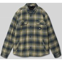 Quiksilver Regular Fit Freizeithemd mit Logo-Patch Modell 'Venture' in Oliv, Größe 176 von Quiksilver