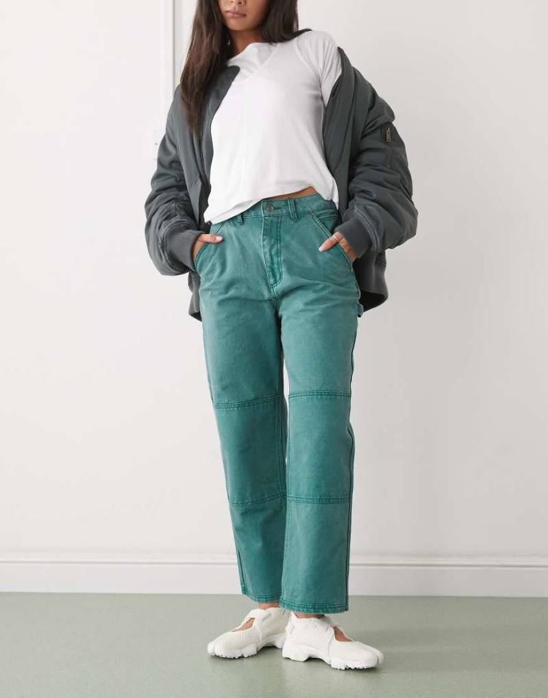 Quiksilver - Sand - Carpenter-Hose in Botanical Garden-Grün von Quiksilver