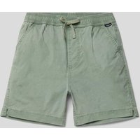 Quiksilver Shorts mit Label-Details Modell 'TAXER' in Schilf, Größe 152 von Quiksilver