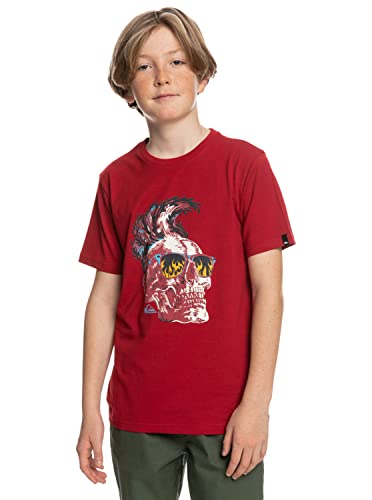 Quiksilver Smoke Screen - T-Shirt for Boys - T-Shirt - Jungen - Rot. von Quiksilver