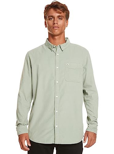 Quiksilver Smoke Trail - Long Sleeve Shirt for Men - Langärmliges Hemd - Männer - M - Grün. von Quiksilver