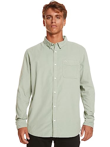 Quiksilver Smoke Trail - Long Sleeve Shirt for Men - Langärmliges Hemd - Männer - L - Grün. von Quiksilver