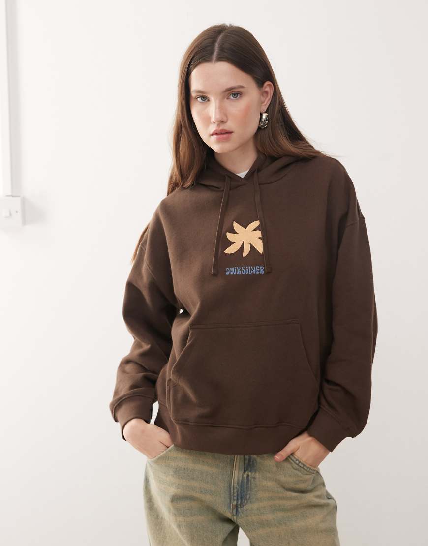 Quiksilver - Standard - Kapuzenpullover in Schokobraun-Brown Quiksilver - Standard - Kapuzenpullover in Schokobraun-Brown von Quiksilver
