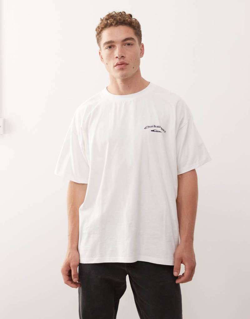 Quiksilver - Stretch - Kurzärmliges T-Shirt in Weiß von Quiksilver