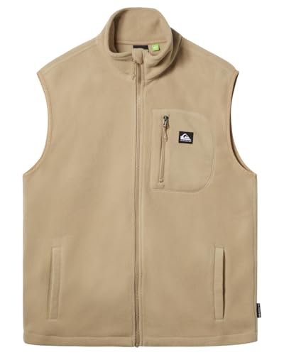 Quiksilver Surf Days - Zip-Up Vest for Men - Weste mit Reißverschluss - Männer - Beige. von Quiksilver
