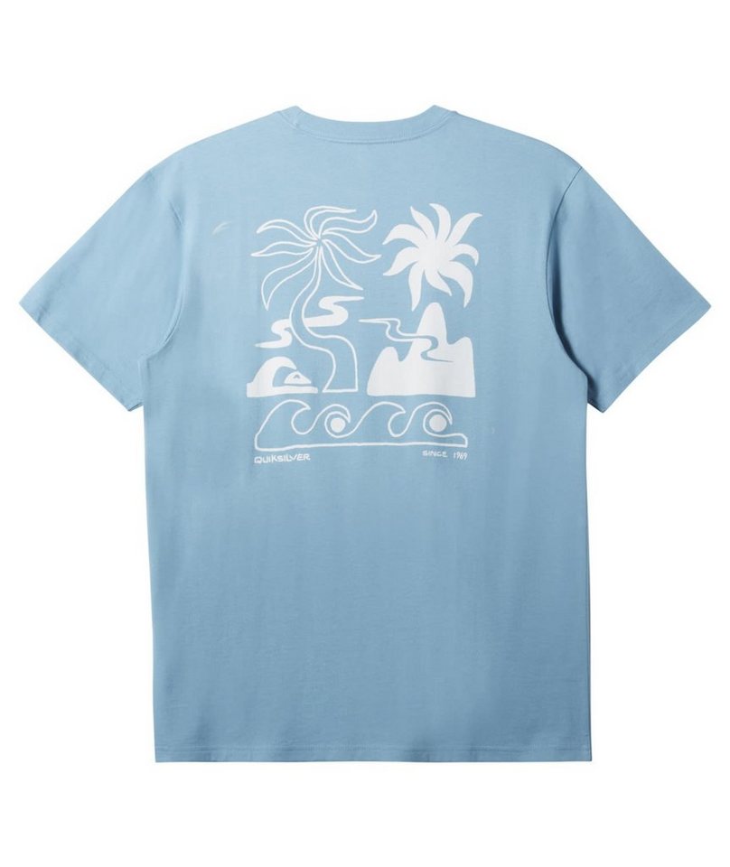 Quiksilver T-Shirt Quiksilver M Tropical Breeze Mor Herren von Quiksilver