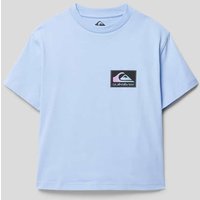 Quiksilver T-Shirt mit Label-Print in Bleu, Größe 152 von Quiksilver