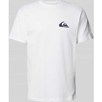 Quiksilver T-Shirt mit Label-Print in Weiss, Größe XXL von Quiksilver