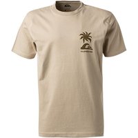 Quiksilver Herren T-Shirt beige Baumwolle von Quiksilver