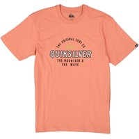 Quiksilver Herren T-Shirt orange Baumwolle von Quiksilver