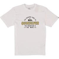 Quiksilver Herren T-Shirt weiß Baumwolle von Quiksilver