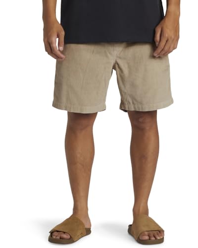 Quiksilver Taxer Cord - Corduroy Walk Shorts for Men - Kordshorts - Männer - M - Beige. von Quiksilver