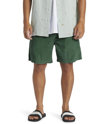 Quiksilver Taxer Cord - Corduroy Walk Shorts for Men - Kordshorts - Männer - XL - Grün. von Quiksilver