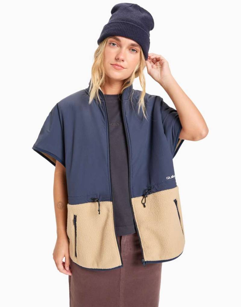 Quiksilver - Tepoh - Trägertop aus Polar-Fleece in Maisgelb-Brown von Quiksilver