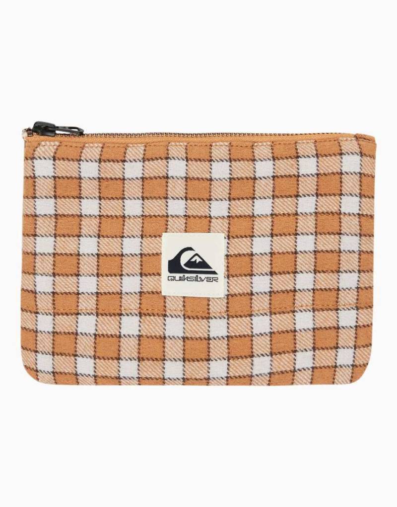 Quiksilver - The Winter - Beuteltasche in Schokobraun mit Penarek-Schottenkaromuster-Brown von Quiksilver