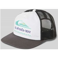 Quiksilver Trucker Cap mit Label-Stitching Modell 'OASIS' in Weiss, Größe 1 von Quiksilver