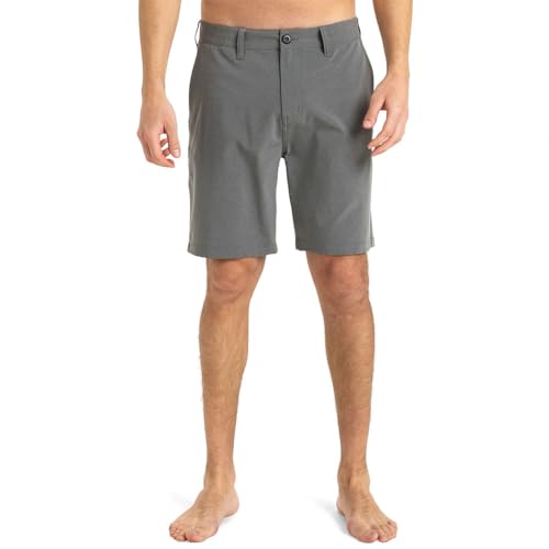 Quiksilver Union Heather Amph 19" 2024 - Amphibian Board Shorts for Men - Amphibien-Boardshorts - Männer - 33 - Schwarz. von Quiksilver