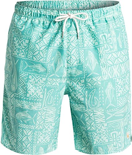 Quiksilver Waterman Herren Kiko Volley Short - Grün - X-Large von Quiksilver