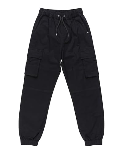 Quiksilver We Get by Surf - Cargo Trousers with Elasticated Waistband for Boys 8-16yrs - Cargohose mit Stretch - Jungs 4-16 - 14 - Schwarz. von Quiksilver