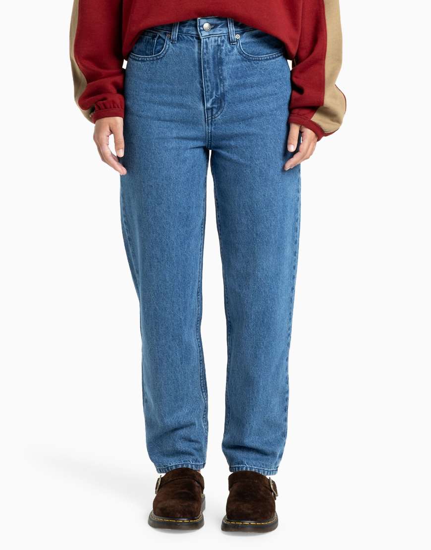 Quiksilver - Weite Karotten-Jeans in Mittelblau von Quiksilver