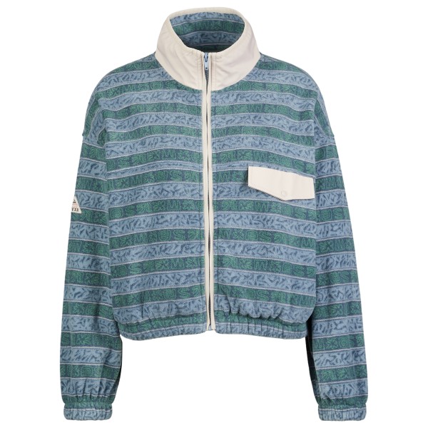 Quiksilver - Women's Kedai Full-Zip - Fleecejacke Gr L grau/türkis von Quiksilver