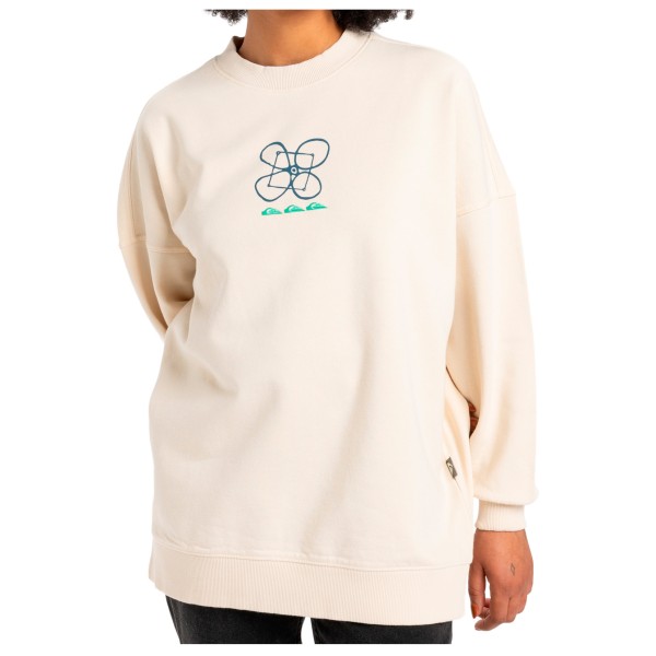 Quiksilver - Women's Workwear Crew - Pullover Gr M weiß von Quiksilver