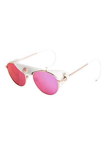 Roxy Damen Blizzard Sonnenbrille, Shiny Rosegold-White/ML SUP PI, One Size von Quiksilver