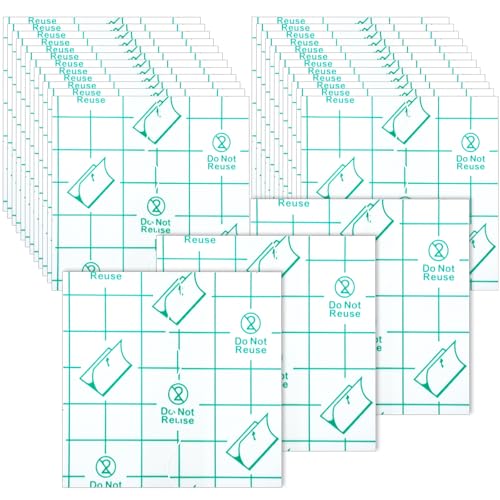 Make-up-Handpalette, selbstklebende Grundierung, Mischpalette, Make-up-Künstler-Set, wasserdicht, Einweg-Kosmetik-Make-up-Tape für Damen, 5,9 x 5,9 cm, 200 Stück von Quilax