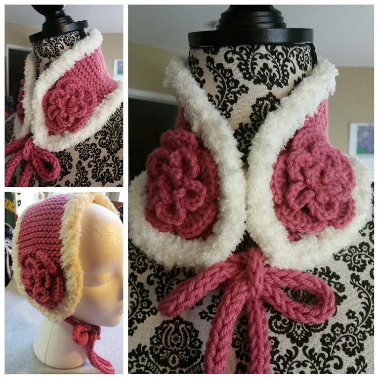 Halswärmer, Handgestrickt Acryl-Ohrwärmer-Schal | M/L von QuiltNCrochet