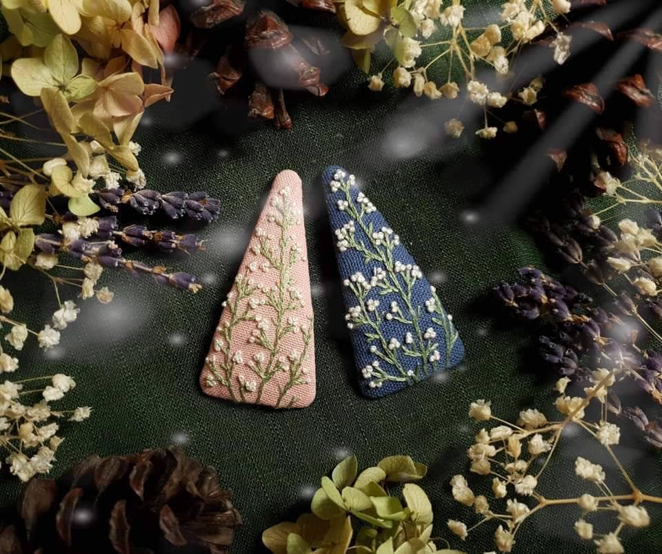 Baby Atem Gestickte Haarspangen Für Frauen Mädchen, Haarspange, Blumen-Snap-Clips, Handgemachte Haarspangen, Geschenk Sie Baby Atem Gestickte Haarspangen Für Frauen Mädchen, Haarspange, Blumen-Snap-Clips, Handgemachte Haarspangen, Geschenk Sie von QuinceFablesShop