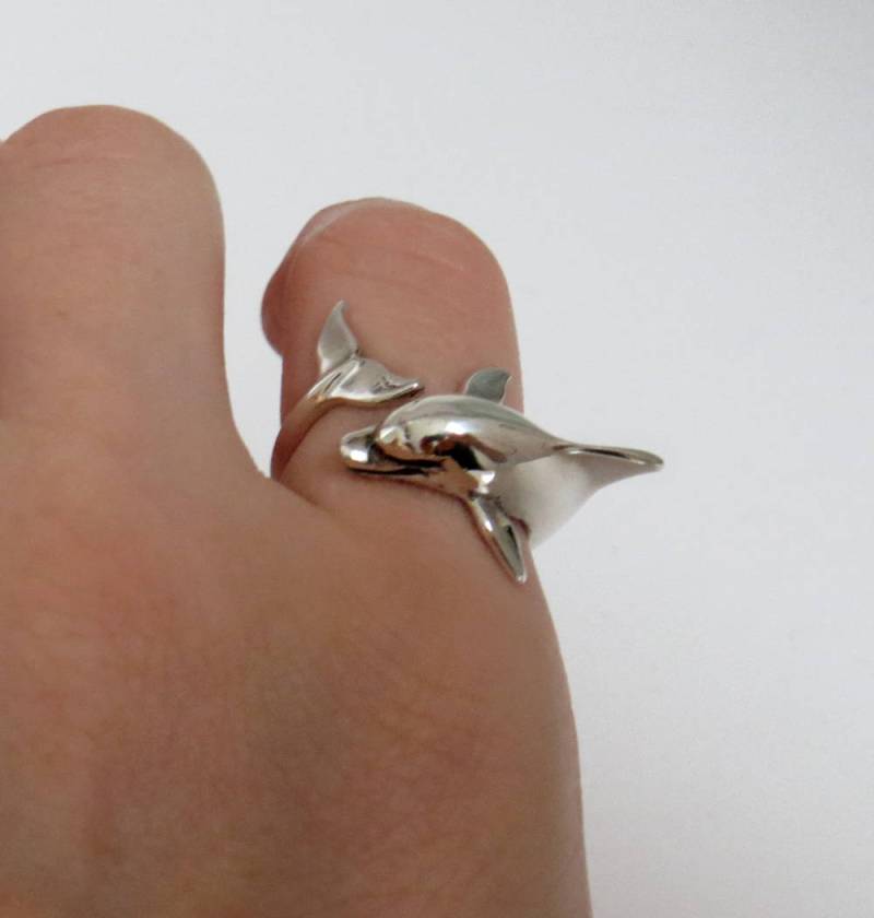 Delfin Ring, Silber Delfin Ring, Silber von QuirkyTiger