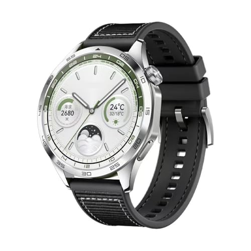 Quirxio Geflochtenes Silikonarmband für Huawei Watch GT5 Pro GT4, 46 mm, Armband für Huawei Watch 4 GT3, 22 mm, Universal, Einheitsgröße, Achat Quirxio Geflochtenes Silikonarmband für Huawei Watch GT5 Pro GT4, 46 mm, Armband für Huawei Watch 4 GT3, 22 mm, Universal, Einheitsgröße, Achat von Quirxio