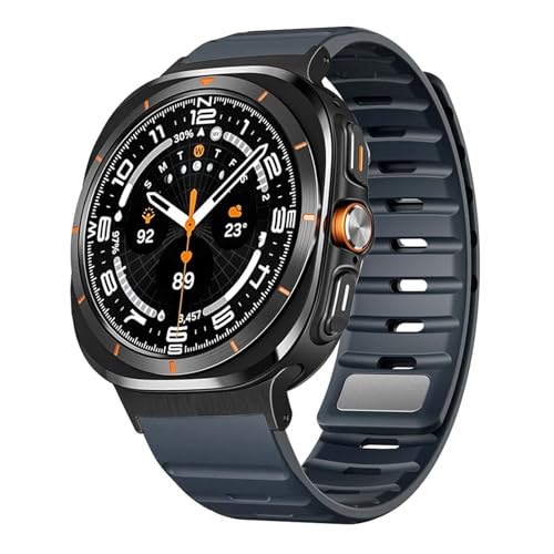 Quirxio Magnetisches Armband für Galaxy Watch Ultra 47 mm, weiches Silikonarmband, für Galaxy Ultra 7 Ultra 47 mm, Sportarmband Correa Uhrenarmbänder, Einheitsgröße, Achat von Quirxio