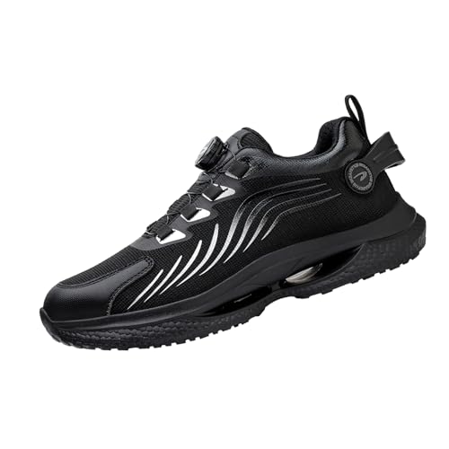 Anti-Perforations Luftdurchlässige Schuhe,Für Männer und Frauen Atmungsaktive Industrie- und Bausneaker Pannensicheres Schuhwerk,Black▂41 von Quiteyan