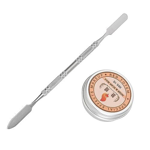 Qukaim Halloween Narbenwachs Halloween Narbenwachs Kit, Spezialeffekte Gefälschte Wundhaut Wachs Set für Cosplay Party Karneval Bühnenshows Inklusive Einfache Anwendungswerkzeuge 50g von Qukaim