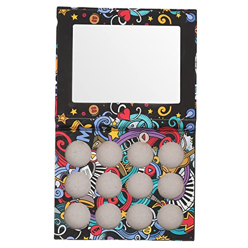 Qukaim Leere Lidschatten Palette Leere Lidschatten Palette, 12 Löcher Magnetische DIY Make-up Aufbewahrungsbox Vielseitiger Behälter für Lidschatten, Rouge und Kontur, Kompaktes Design von Qukaim