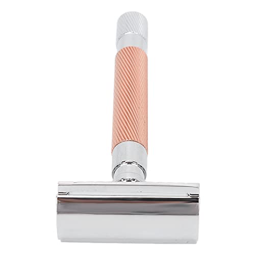 Qukaim Male Double Edge Razor Double Edge Safety Razor, Long Handle Zinc Alloy Manual Razor for Men, Suitable for Shaving, Compatible with Standard Blades, Black Qukaim Male Double Edge Razor Double Edge Safety Razor, Long Handle Zinc Alloy Manual Razor for Men, Suitable for Shaving, Compatible with Standard Blades, Black von Qukaim