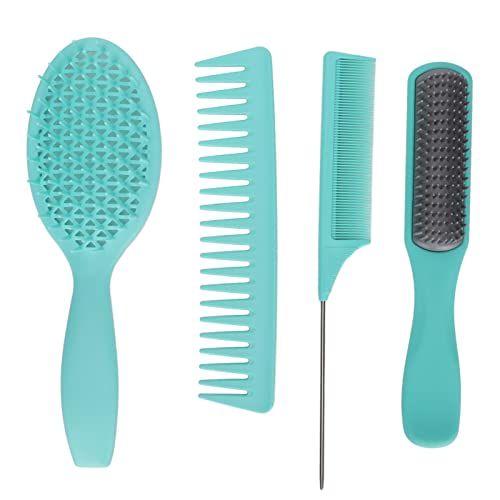Qukaim Salon-Haarbürste, 4-teiliges Haarkamm-Set, professionelle Entwirrungs-Haarbürsten und Styling-Werkzeuge, tragbar für Männer und Frauen, Heim- und Reisegebrauch, grüne Box verpackt Qukaim Salon-Haarbürste, 4-teiliges Haarkamm-Set, professionelle Entwirrungs-Haarbürsten und Styling-Werkzeuge, tragbar für Männer und Frauen, Heim- und Reisegebrauch, grüne Box verpackt von Qukaim