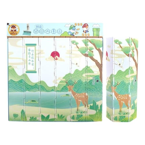 Qumiuu Federmäppchen-Organizer, Student Stationery Box Großes Federmäppchen, Federmäppchen für Schulbedarf und Studenten von Qumiuu