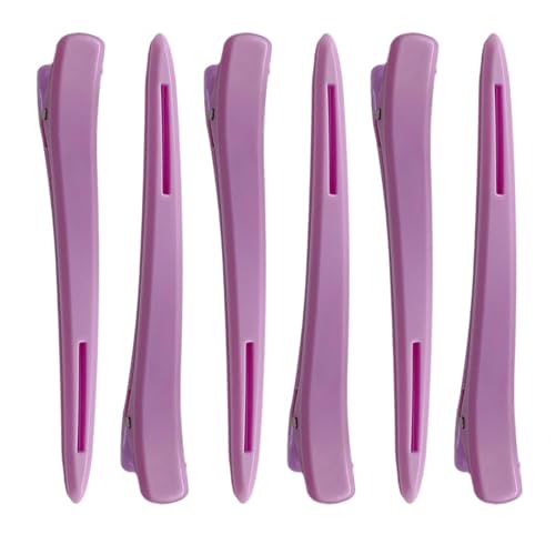 Qumiuu Haarstyling-Clips, Haarspangen zum Teilen, Bunte Haarschneideklammern, 6x tragbares Entenschnabel-Clip-Set, Haarstyling-Zubehör für Frauen, Mädchen Qumiuu Haarstyling-Clips, Haarspangen zum Teilen, Bunte Haarschneideklammern, 6x tragbares Entenschnabel-Clip-Set, Haarstyling-Zubehör für Frauen, Mädchen von Qumiuu