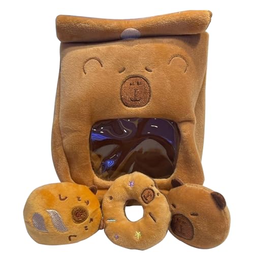 Qumiuu Plüschtier - Cartoon Wechseltasche - Deko Snackbeutel Für Sammler Jugendliche Kinder Erwachsene Spielzeit Reise Bettzeit Auto Schlafzimmer Wohnzimmer Kinderzimmer von Qumiuu