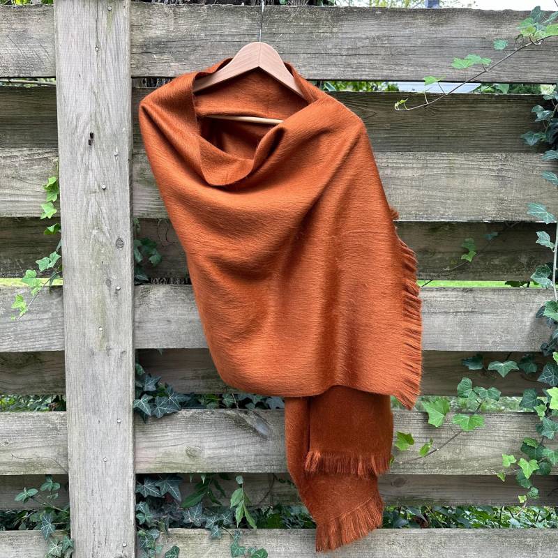 Alpaka Schal Kupfer Braun Alpaka Schal Kupfer Braun von Qunuy