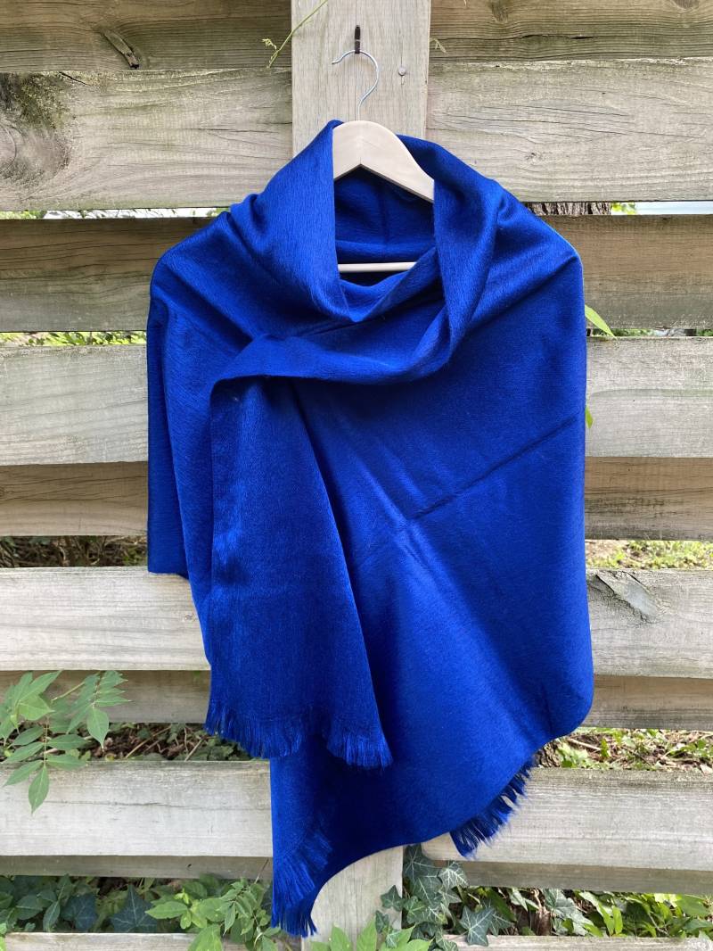 Alpaka Schal Royal Blau Alpaka Schal Royal Blau von Qunuy