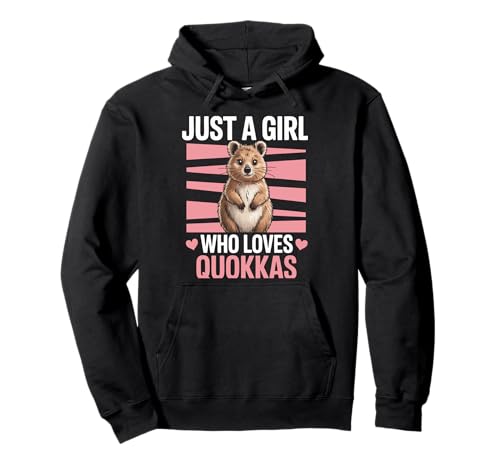 Quokka Nur EIN Mädchen, das Quokkas liebt Pullover Hoodie von Quokka Animal Quokkas