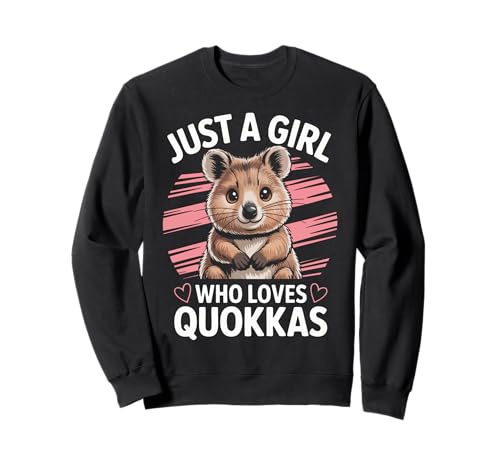Quokka Nur EIN Mädchen, das Quokkas liebt Sweatshirt von Quokka Animal Quokkas