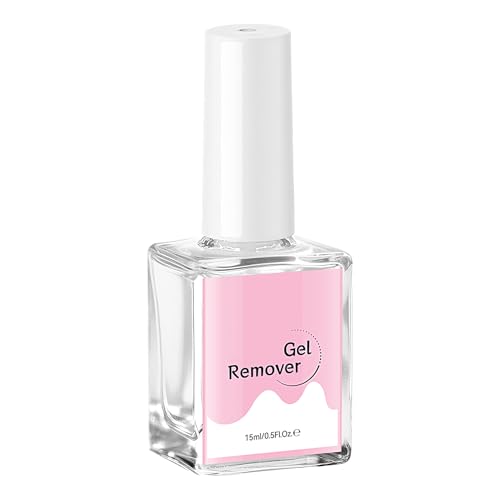 Quorvex Gellack Entferner - 15ml Gel Entferner Flasche | Ohne Einweichen Schnelles Abziehen Flüssigkeit für Maniküre zu Hause oder im Salon Für Einsteiger und Frauen Einfache Handhabung von Quorvex
