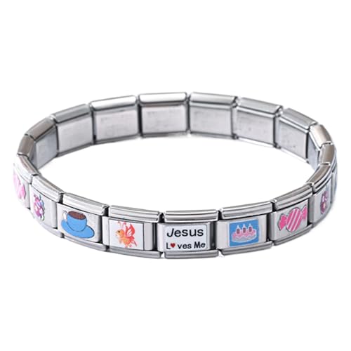 Quorvex Italienischer Modularer Charm | Edelstahl Armband Für Damen Mit Ziergliedern | Schmuck Accessoires Für Dates Reisen Und Cocktailpartys Hochzeit Quorvex Italienischer Modularer Charm | Edelstahl Armband Für Damen Mit Ziergliedern | Schmuck Accessoires Für Dates Reisen Und Cocktailpartys Hochzeit von Quorvex