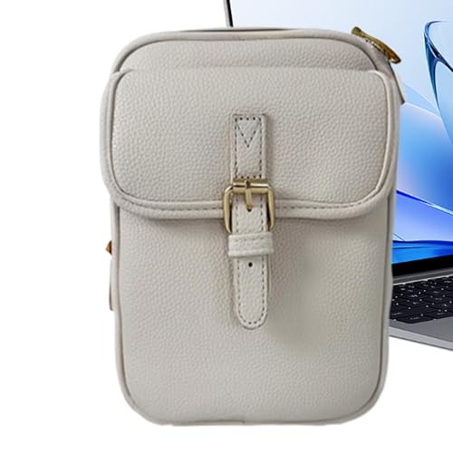 Quorvex Kleine Schultertasche | Diebstahlsichere Tasche,Integriertes Portemonnaie Mit 10 Kartenfächern Verstellbarer Trageriemen Lederetui Für Damen Alltag Freizeit Feiern von Quorvex