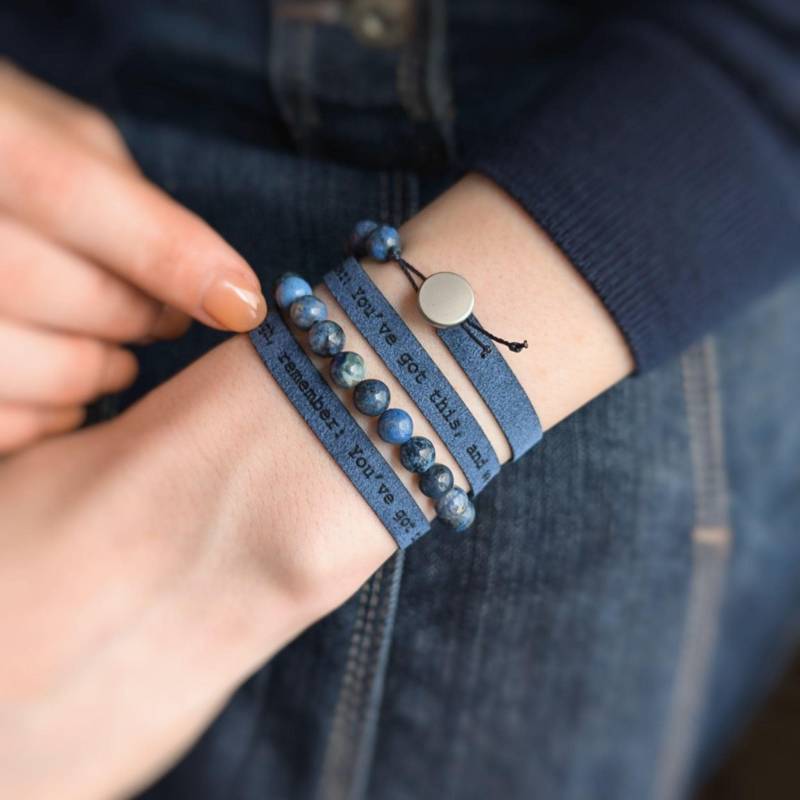 Teenager Mädchen Geschenke Zitat Armband Frauen, Vegan Leder Edelstein, Einzigartige Geschenke Für von Quotelets