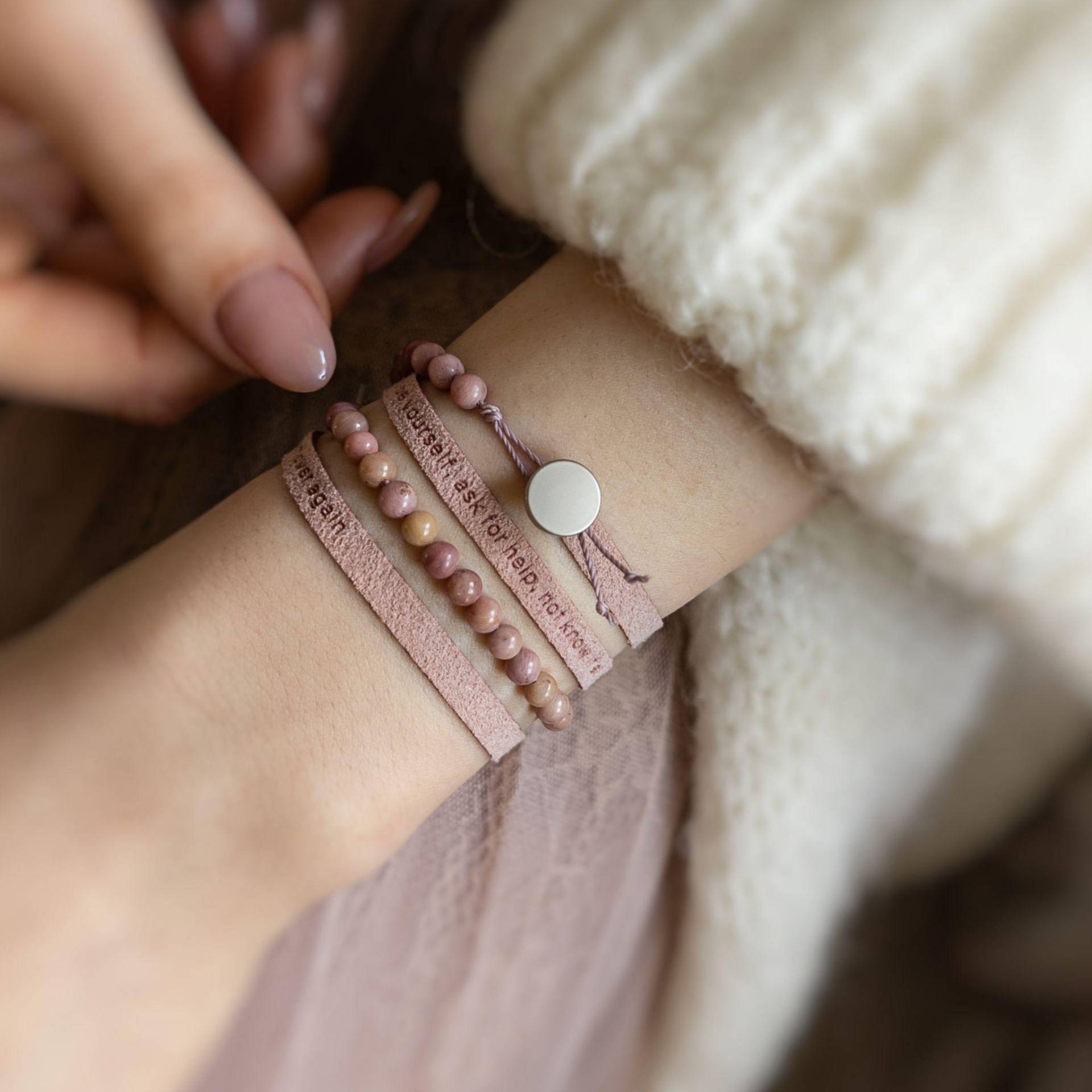 Inspirierende Geschenke Für Frauen Schmuck Zum 18. Geburtstag Mädchen, Armband Mit Gravur, Geschenk Teenager von Quotelets